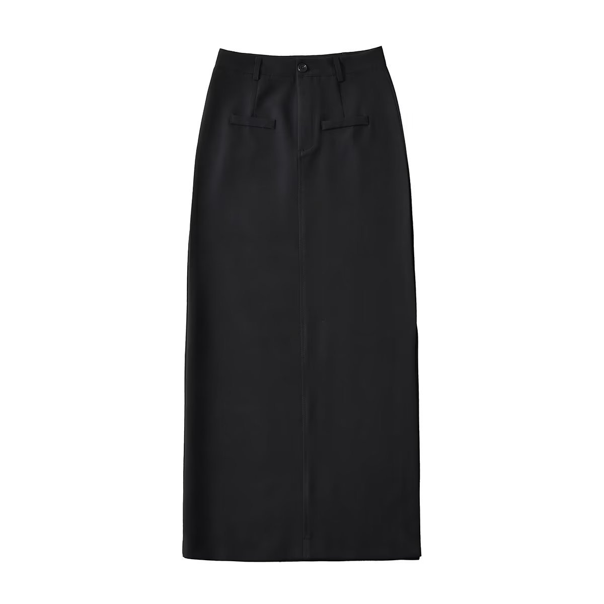 Split knee length long skirt 7DC31B950085995ED1B9E4F34226DA87
