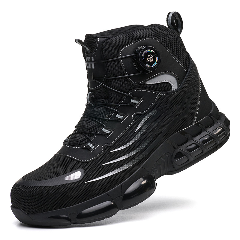 Men's anti smashing and anti piercing hiking work shoes are breathable for men image 4