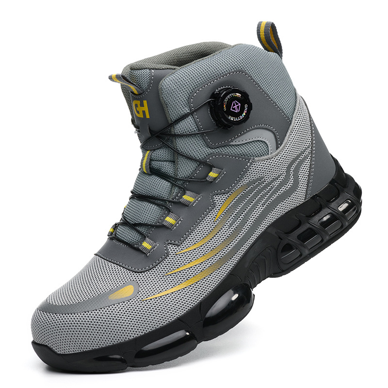 Men's anti smashing and anti piercing hiking work shoes are breathable for men image 3