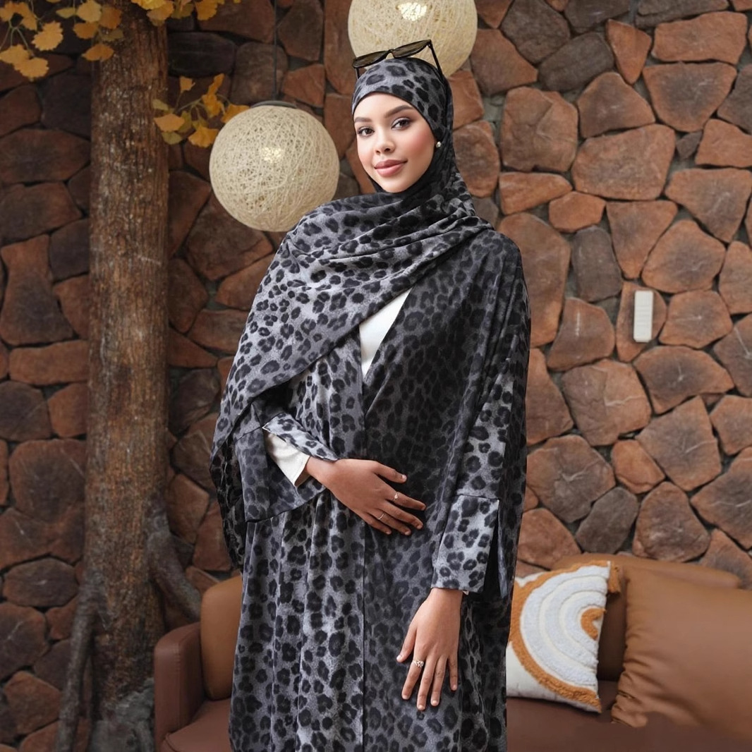 Loriya Floral Cardigan Abaya