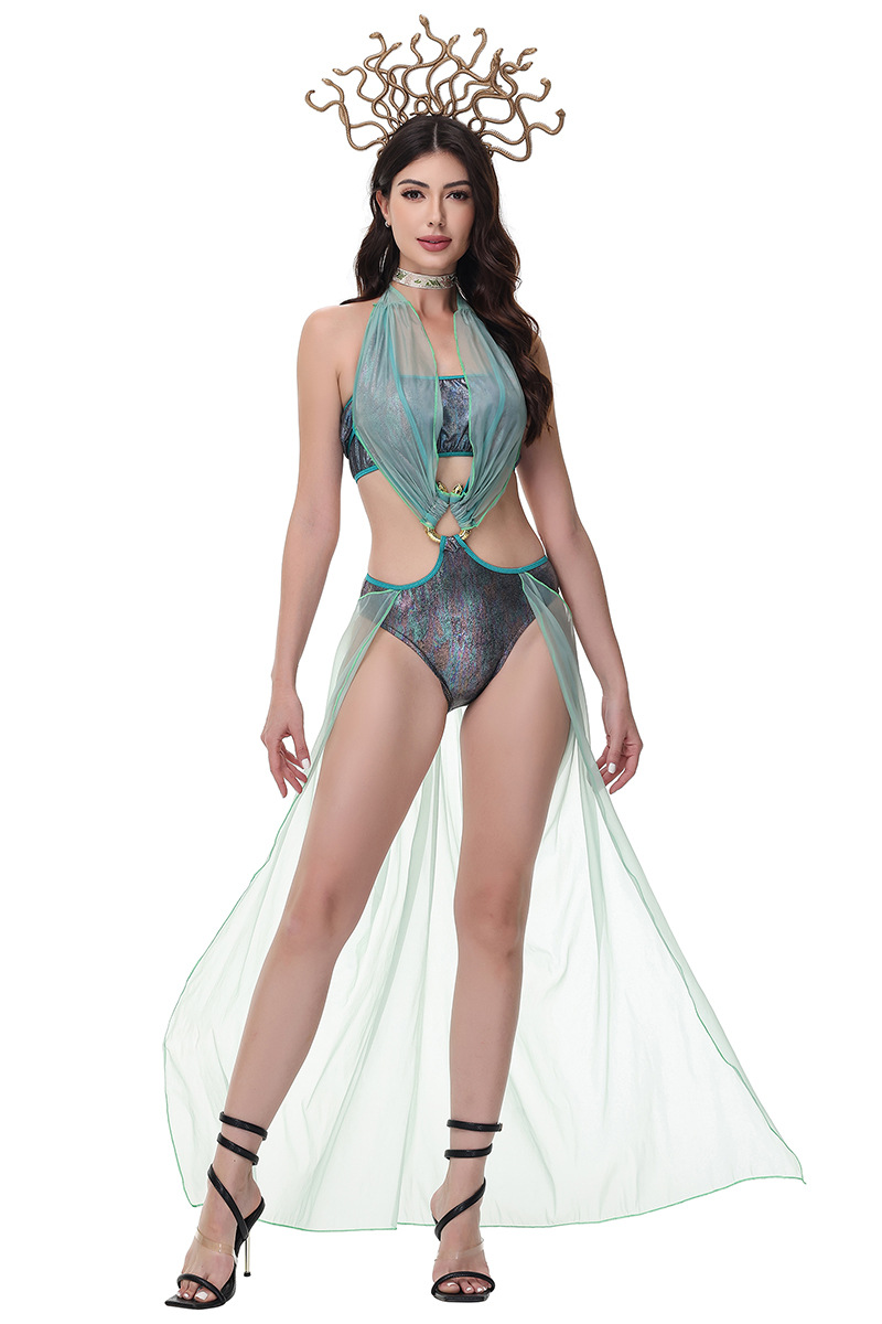 Egyptian Queen Witch Roman Lady Costume for Women detail image 18