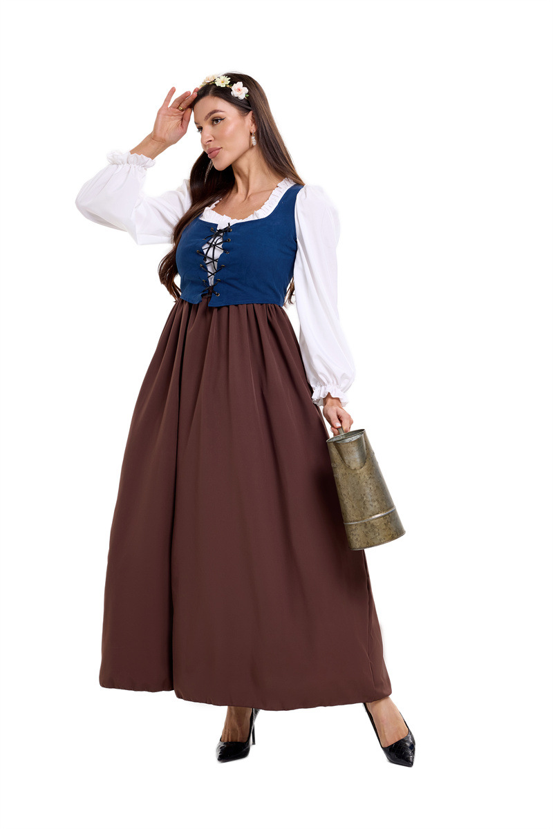 Medieval Renaissance Court Victorian Dress for Women detail image 3