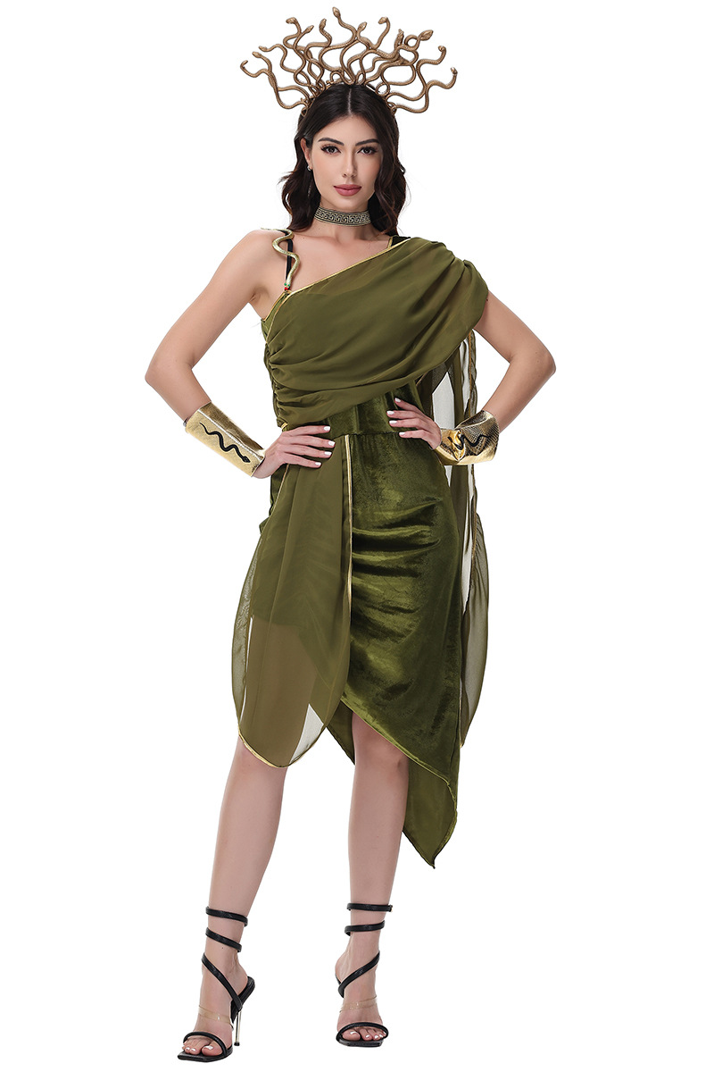Egyptian Queen Witch Roman Lady Costume for Women detail image 24
