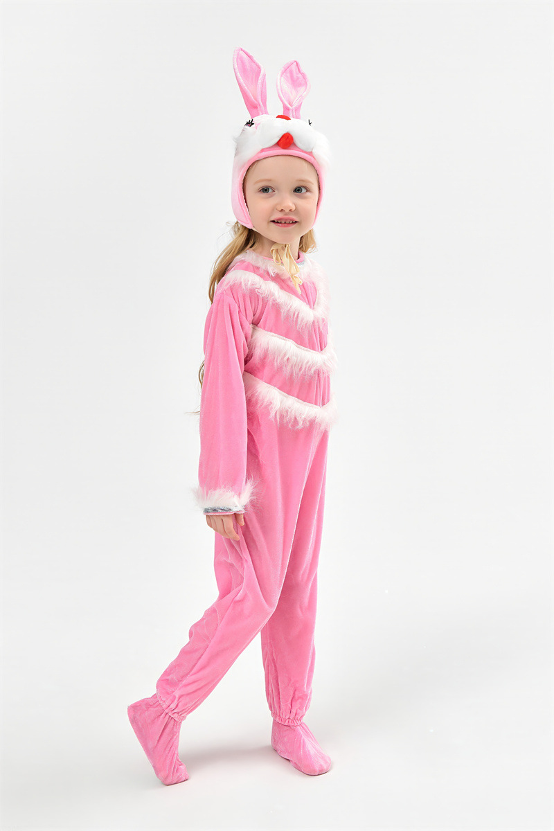 Pink Bunny Rabbit Onesie for Kids detail image 11