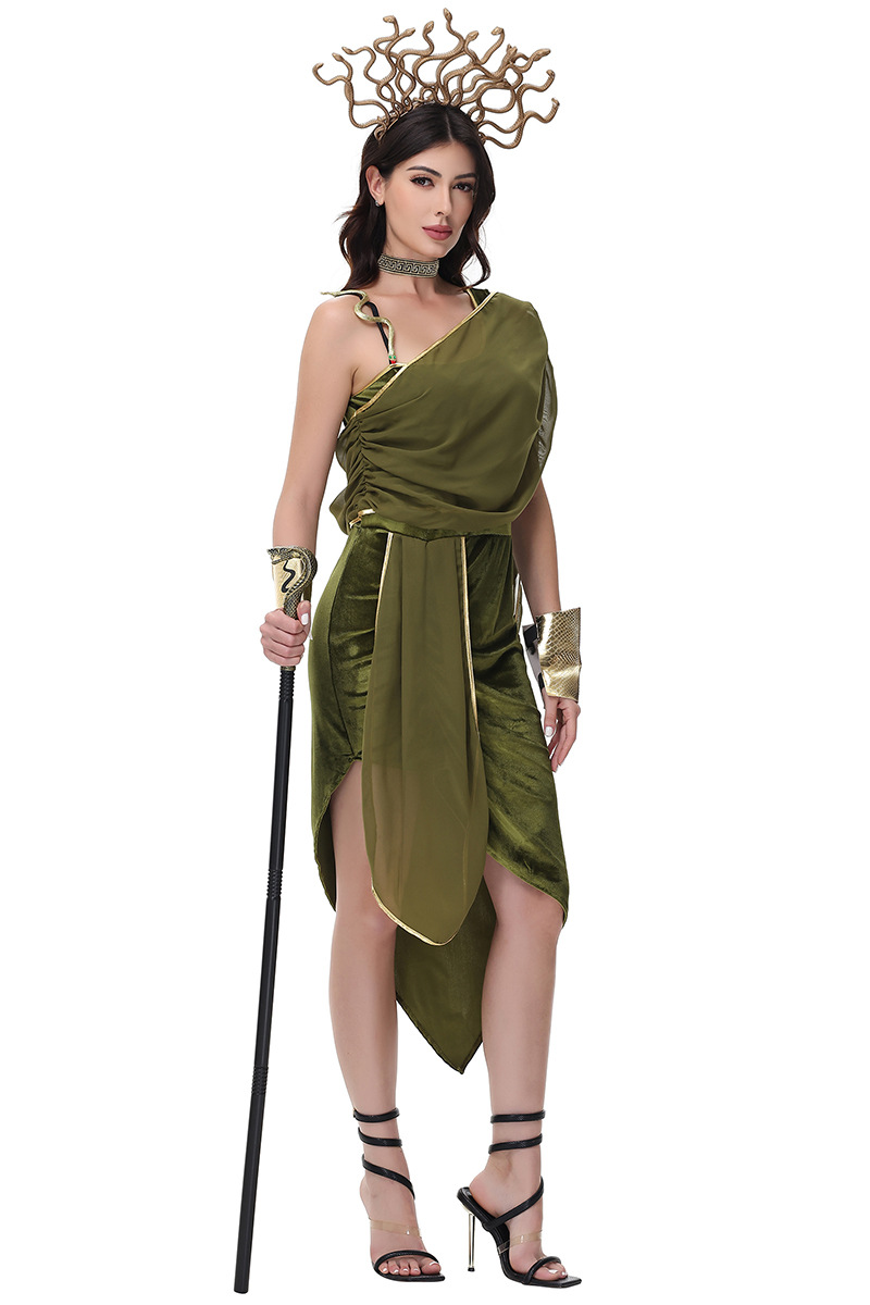 Egyptian Queen Witch Roman Lady Costume for Women detail image 23