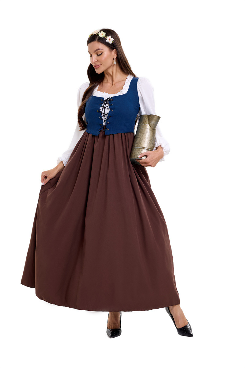 Medieval Renaissance Court Victorian Dress for Women detail image 2