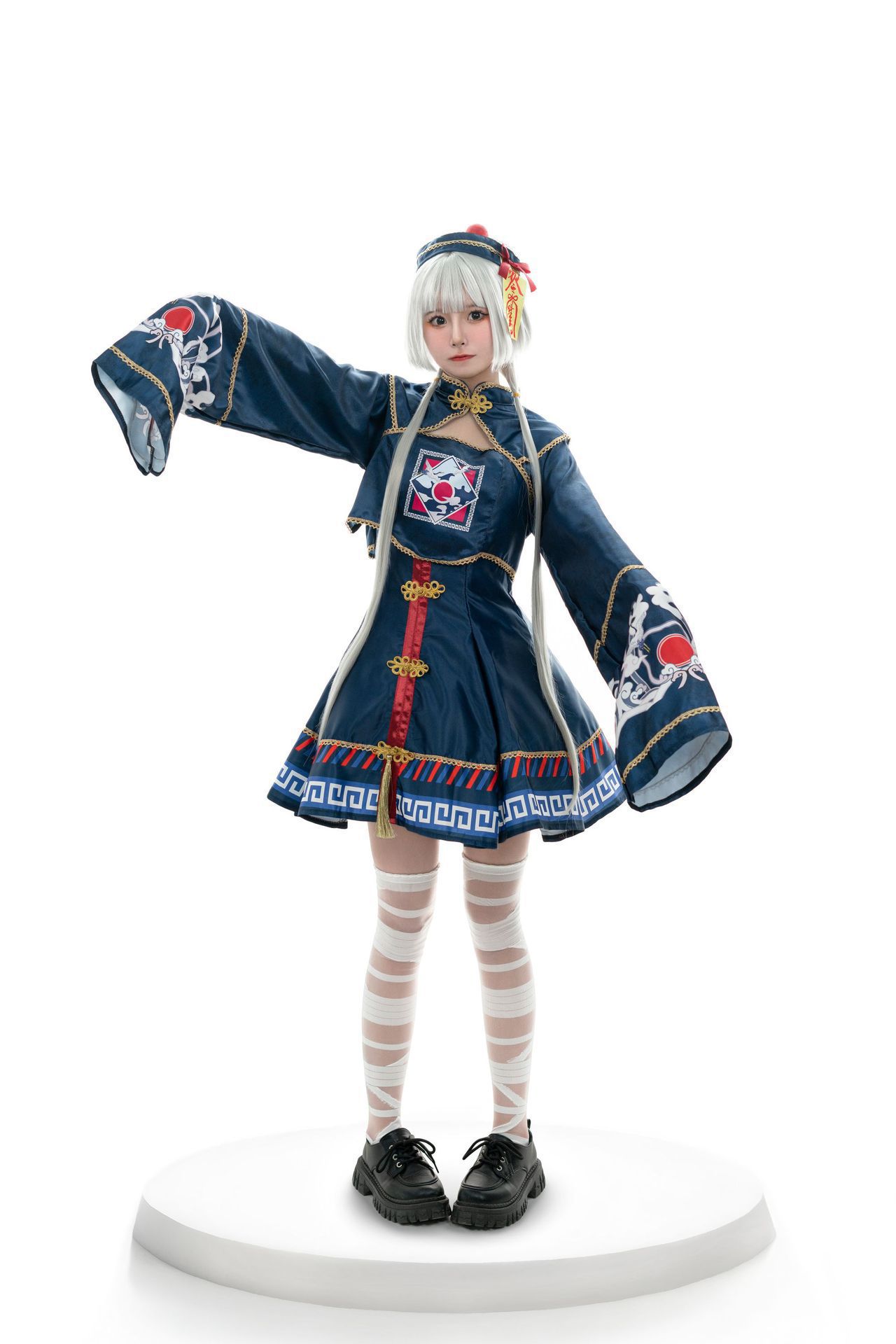 Zombie Lolita Maid Costume for Women detail image 1