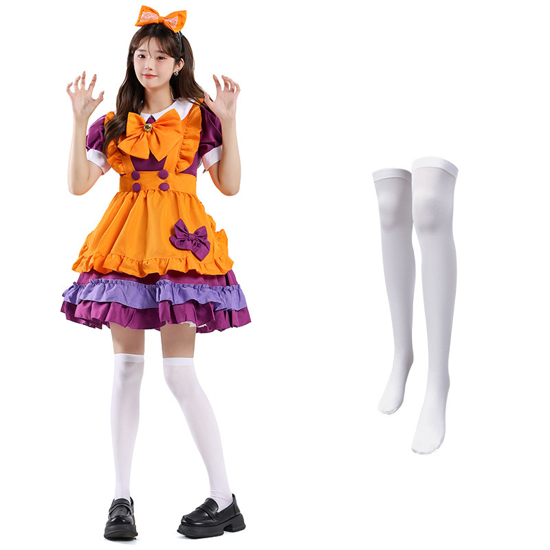 Orange Maid Lolita Costume for Women detail image 12