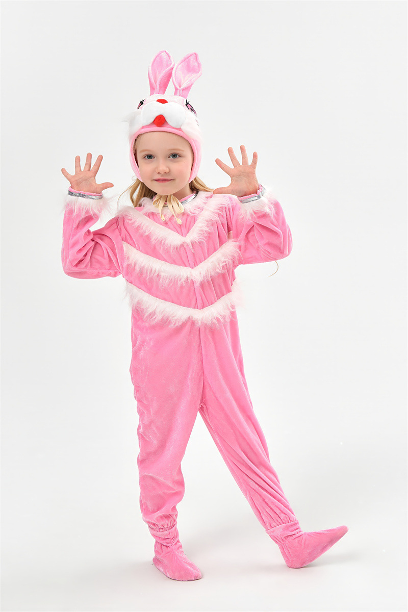 Pink Bunny Rabbit Onesie for Kids detail image 5