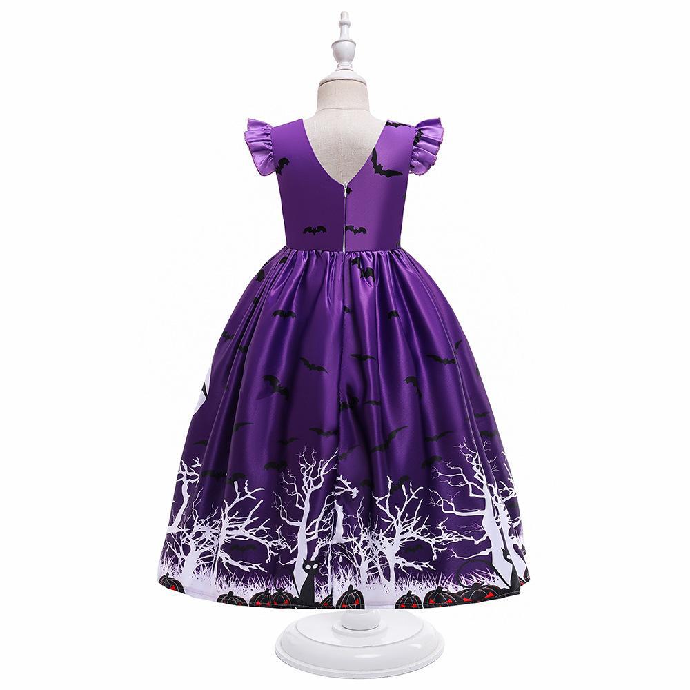 Pumpkin Ghost Fairy Dress for Girls detail image 5
