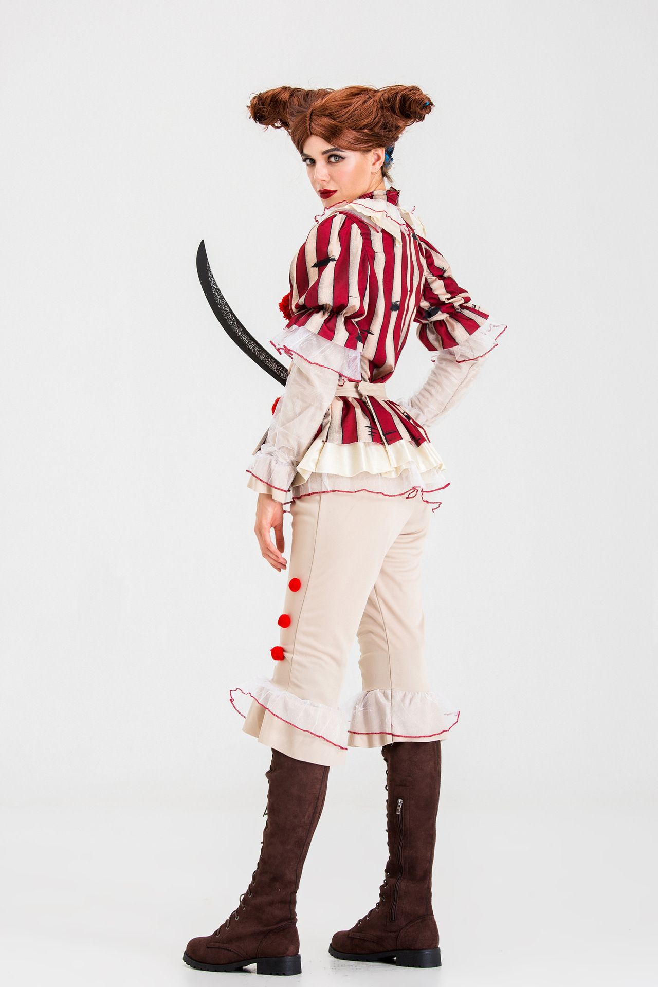 Circus Clown Costume for Women detail image 4