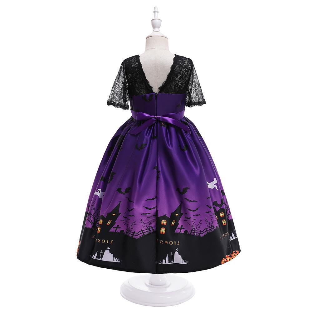Pumpkin Ghost Fairy Dress for Girls detail image 7