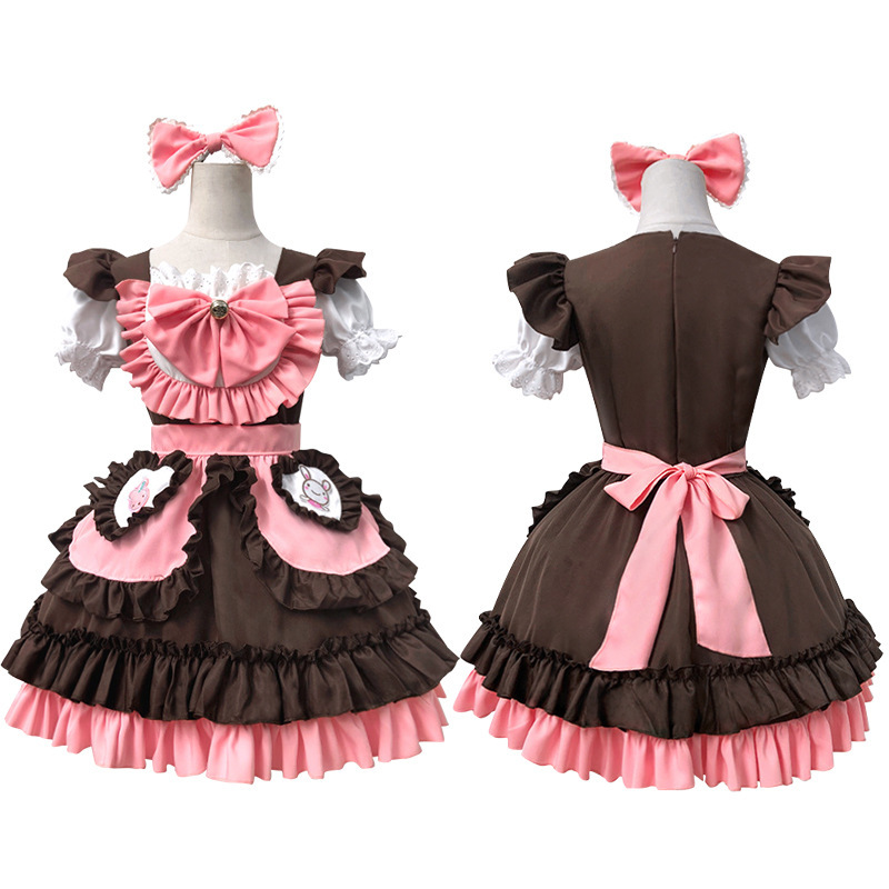 Bunny Rabbit Maid Costume for Women detail image 1