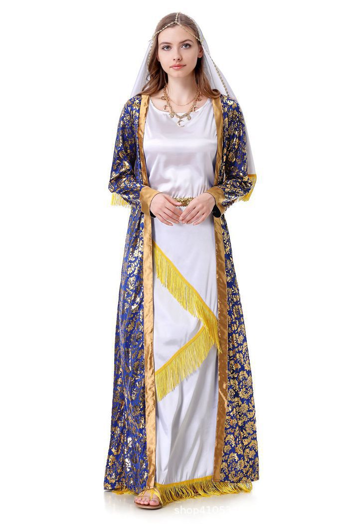 Greek Goddess Arabian Court Queen Costume for Women detail image 4