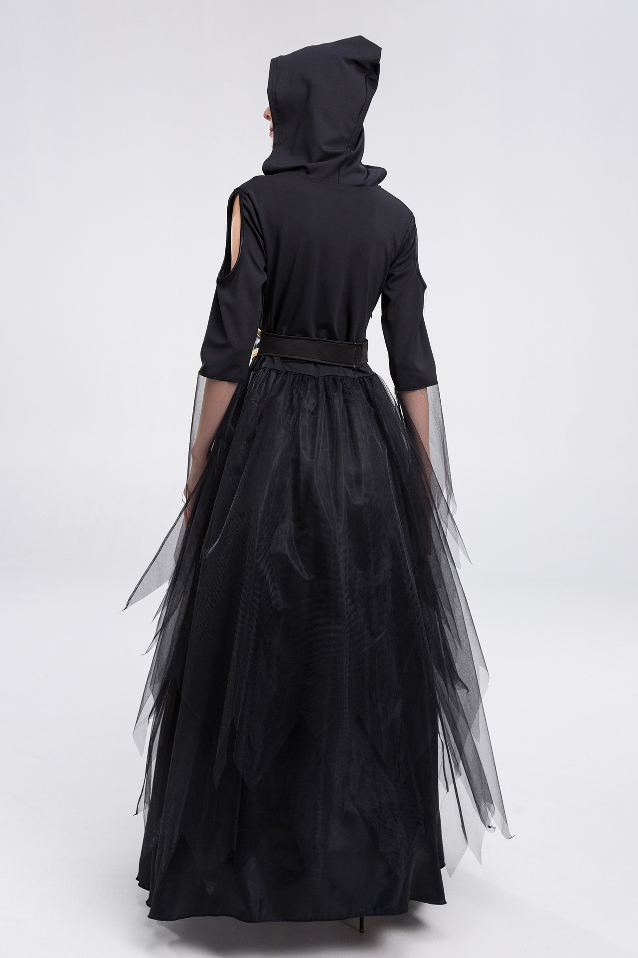 Death Goddess Vampire Witch Costume for Girls detail image 2