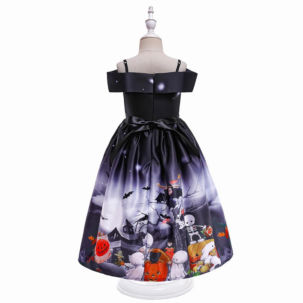 Pumpkin Ghost Fairy Dress for Girls detail image 11