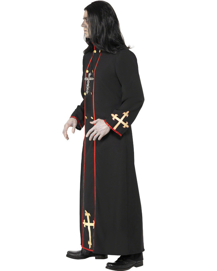 Medieval Wizard Priest Cleric Robe for Men detail image 2