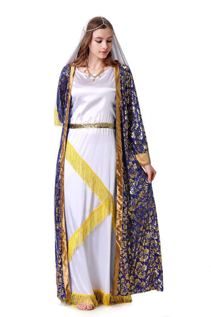 Greek Goddess Arabian Court Queen Costume for Women detail image 5