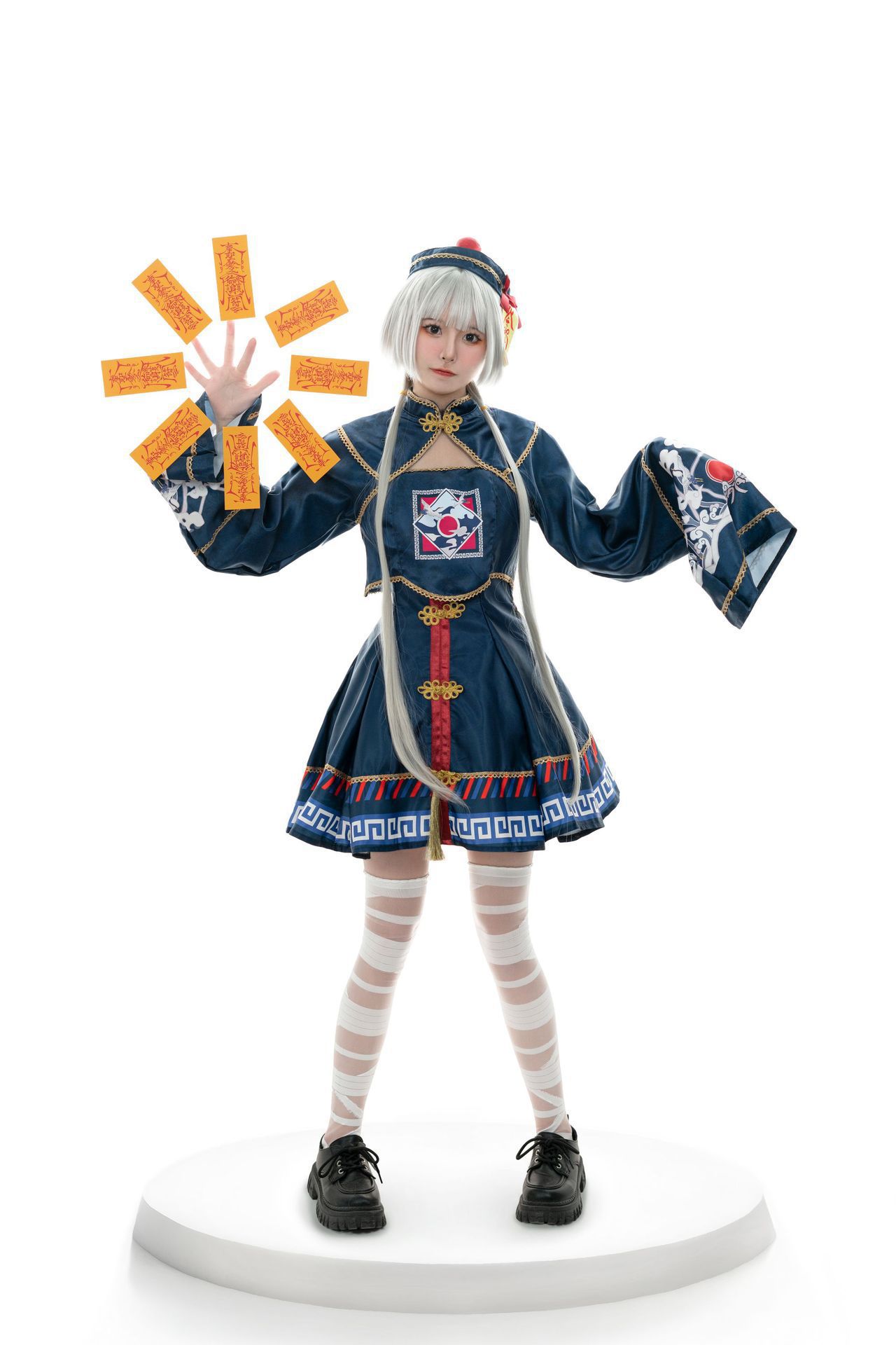 Zombie Lolita Maid Costume for Women detail image 4