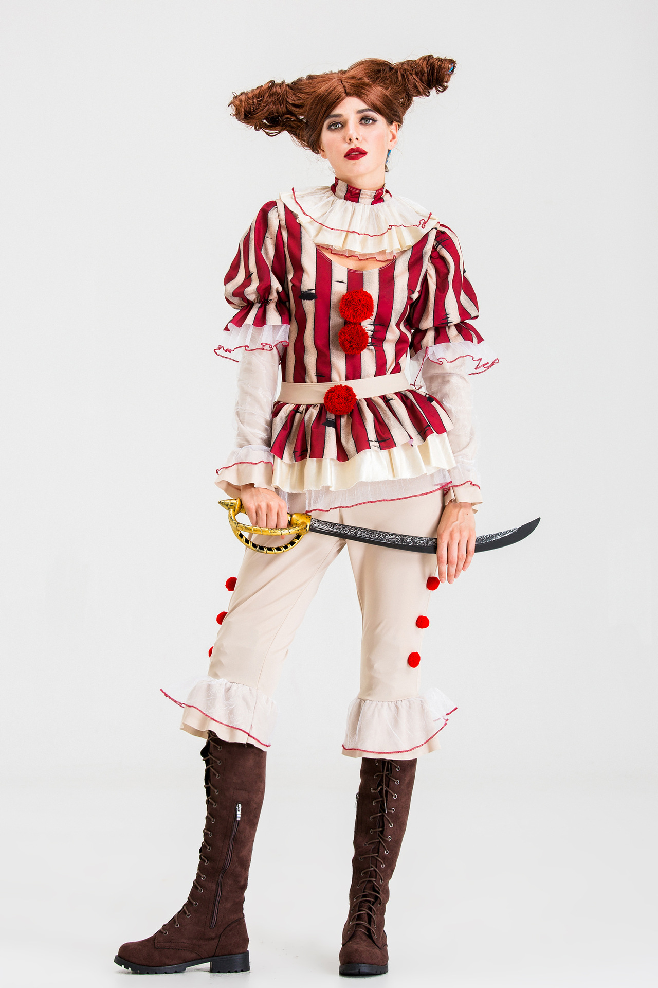 Circus Clown Costume for Women detail image 2