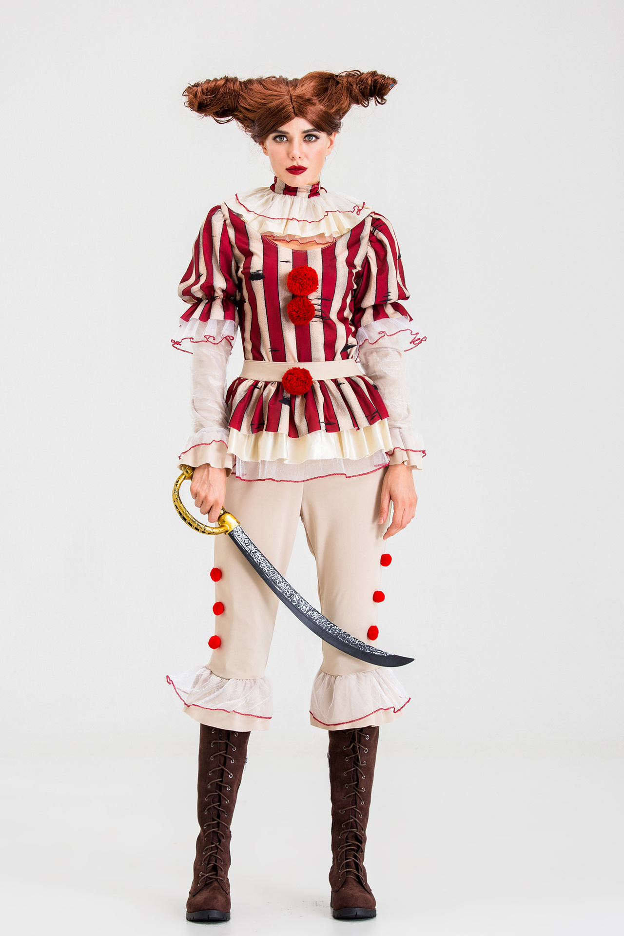 Circus Clown Costume for Women detail image 3