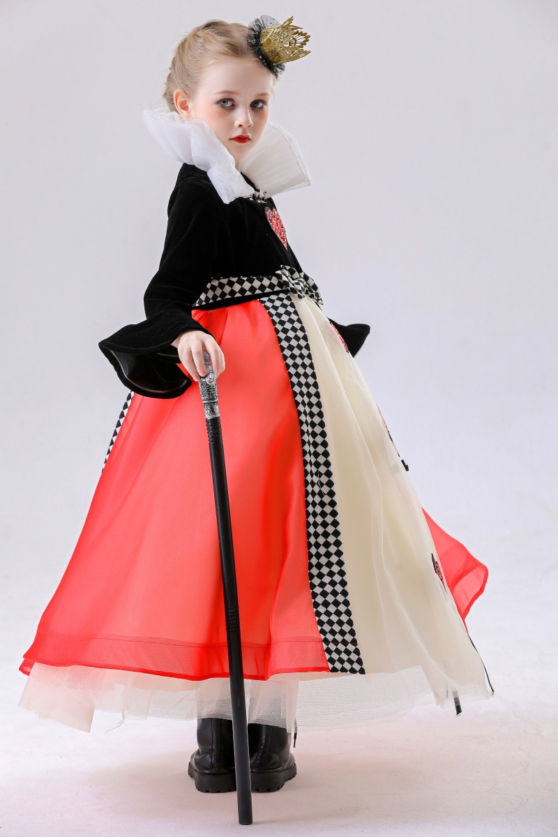 Royal Heart Queen Costume for Girls detail image 6