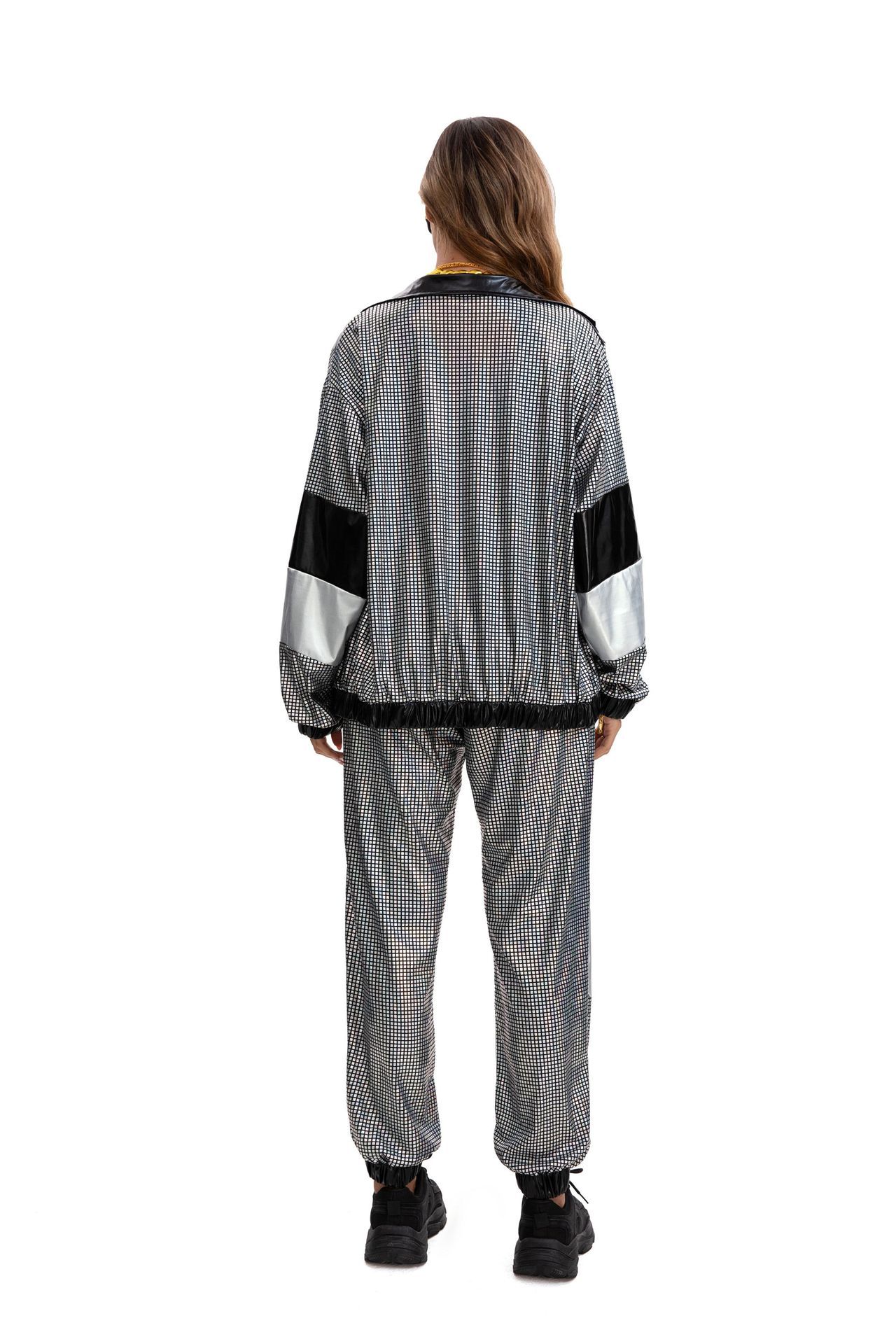80s Hip Hop Disco Tracksuit Costume for Adults detail image 21