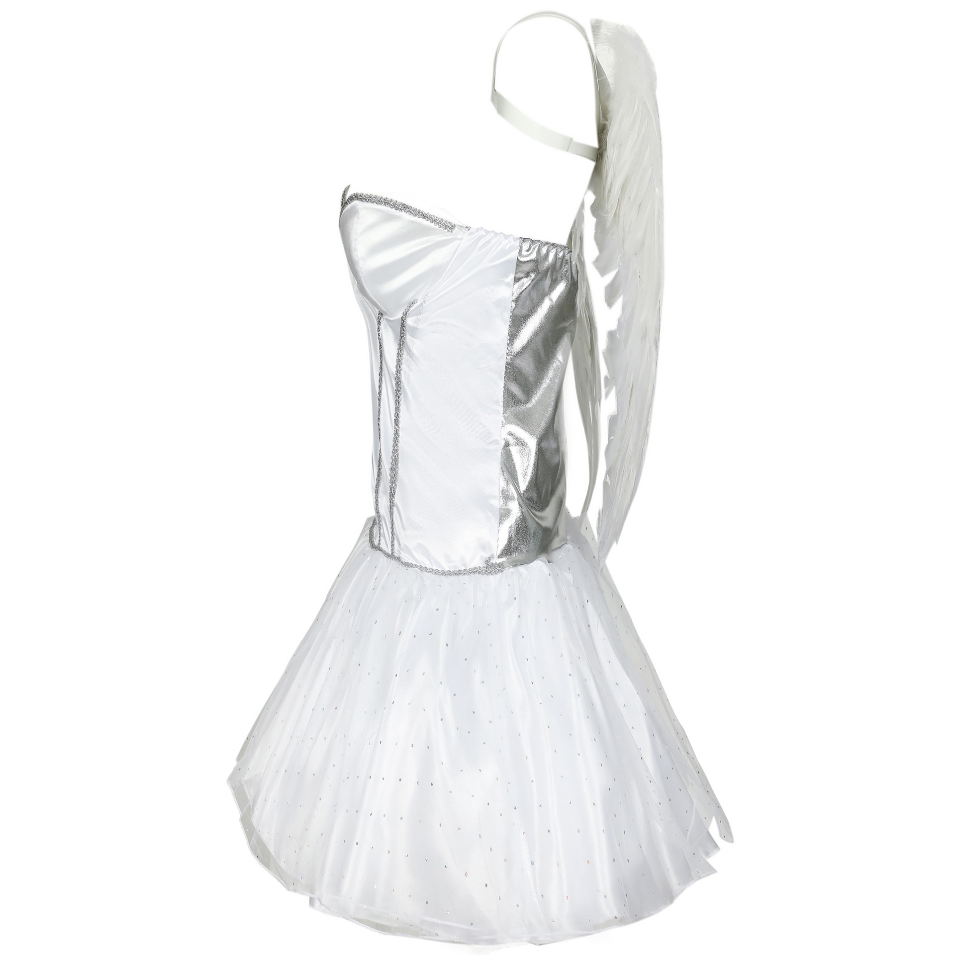 White Angel Fairy Costume for Women detail image 4