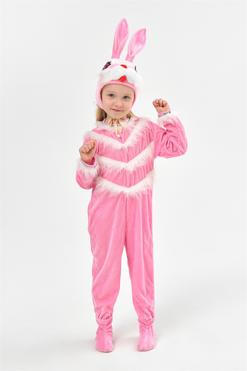 Pink Bunny Rabbit Onesie for Kids detail image 8