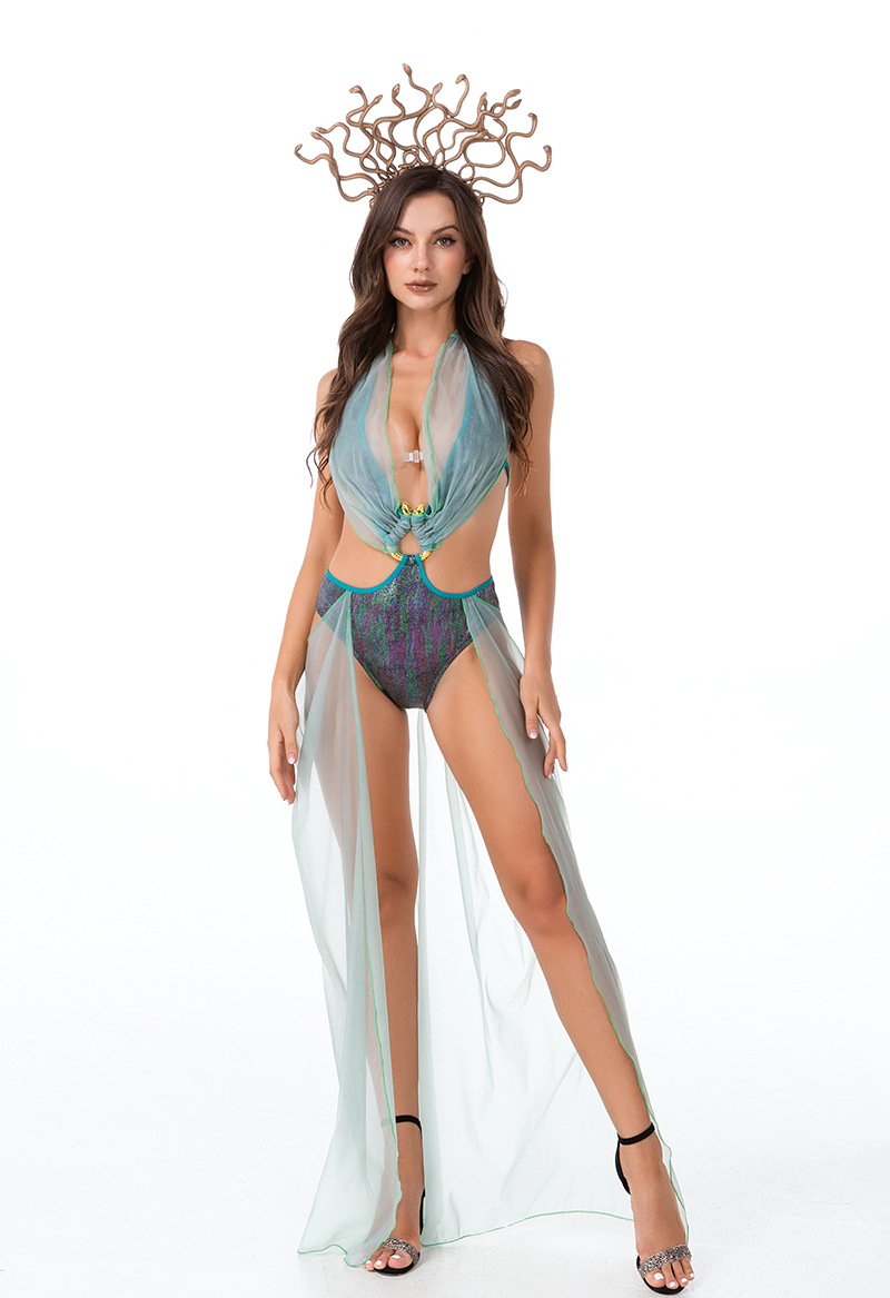 Egyptian Queen Witch Roman Lady Costume for Women detail image 8