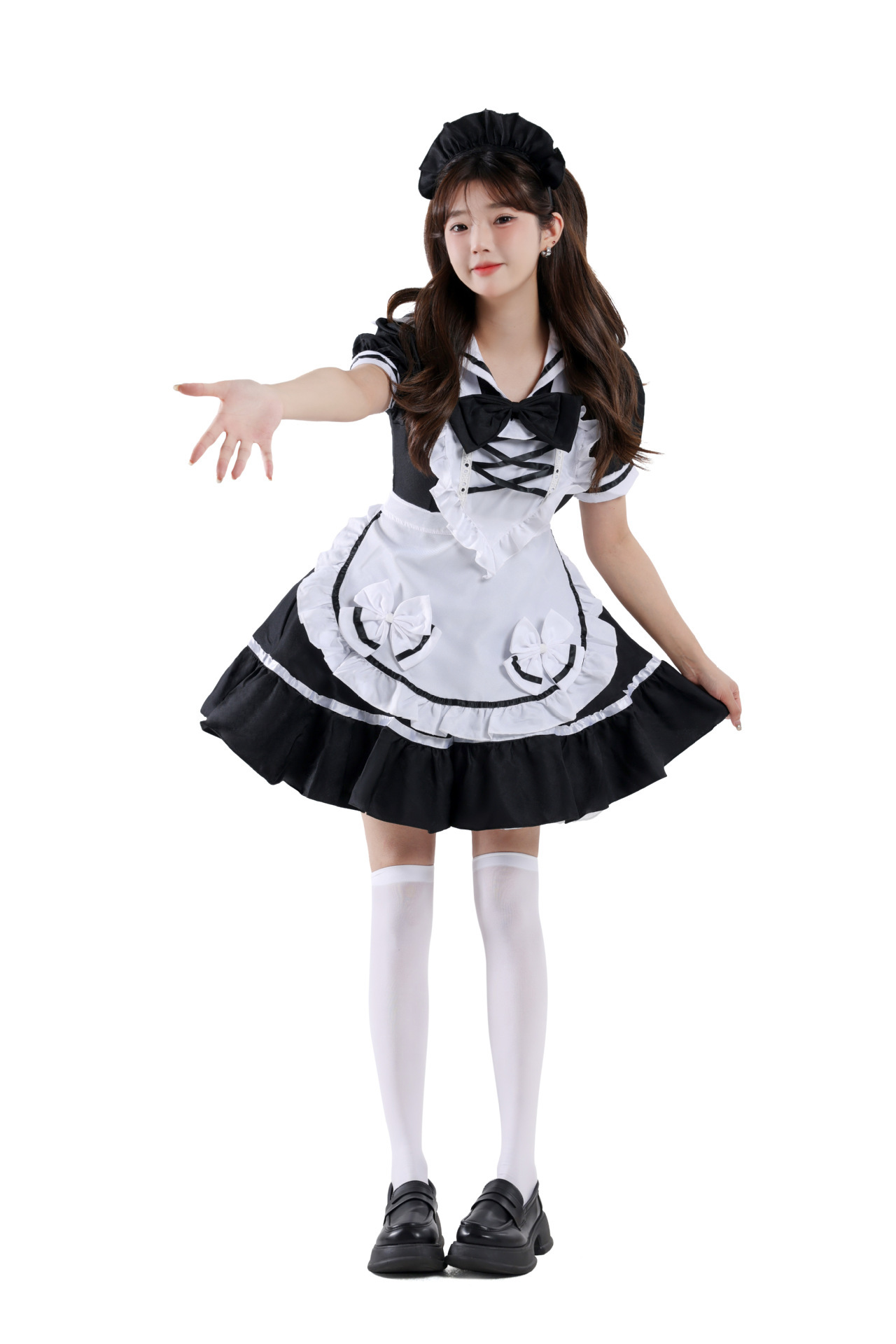 Purple Maid Princess Costume for Women detail image 3