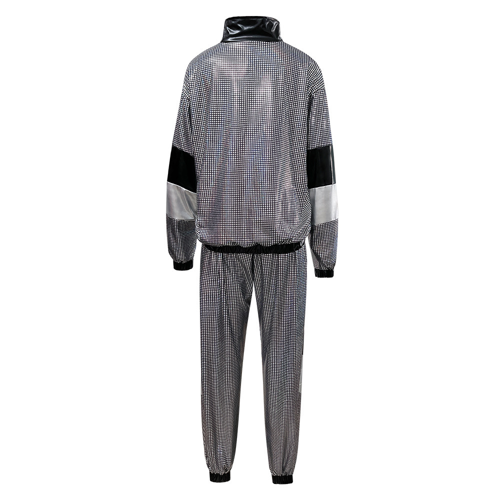 80s Hip Hop Disco Tracksuit Costume for Adults detail image 24