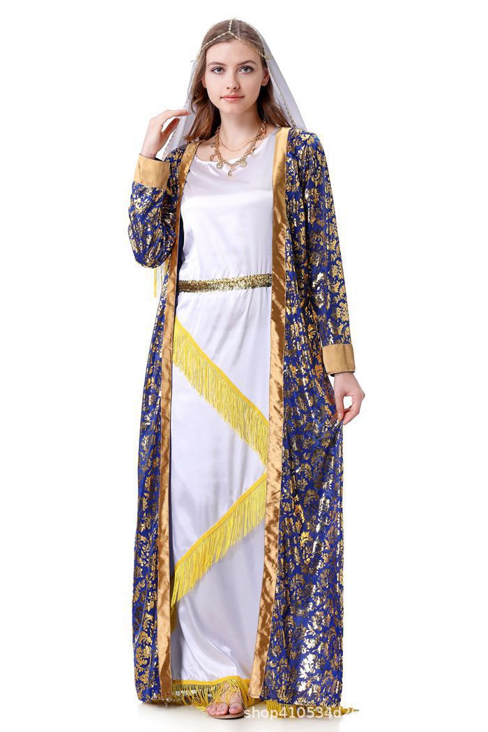 Greek Goddess Arabian Court Queen Costume for Women detail image 2