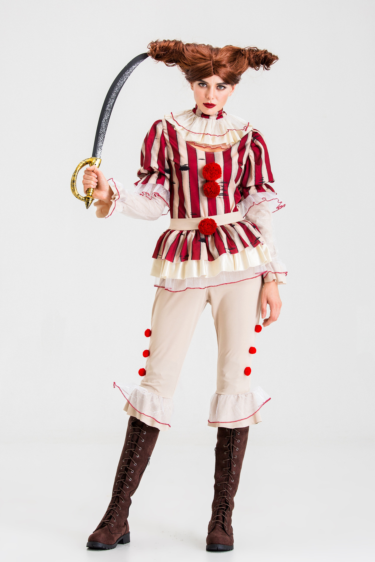 Circus Clown Costume for Women detail image 1