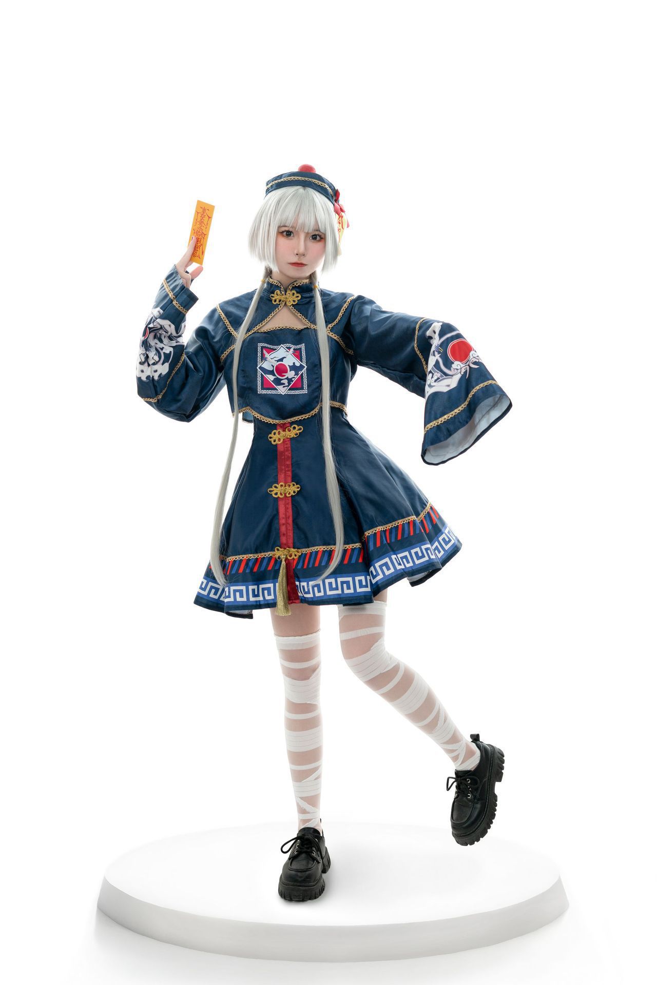Zombie Lolita Maid Costume for Women detail image 2