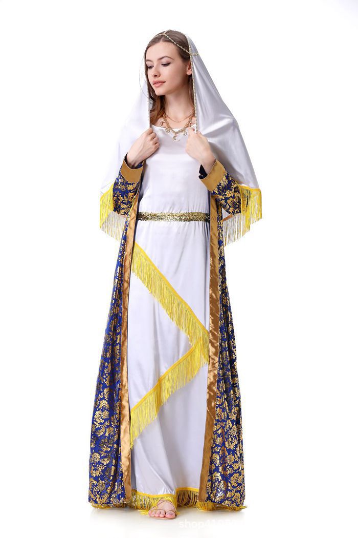 Greek Goddess Arabian Court Queen Costume for Women detail image 6