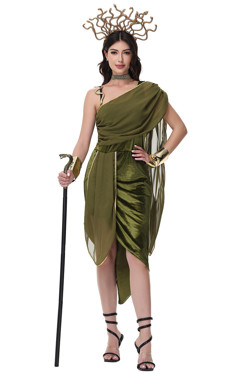 Egyptian Queen Witch Roman Lady Costume for Women detail image 6