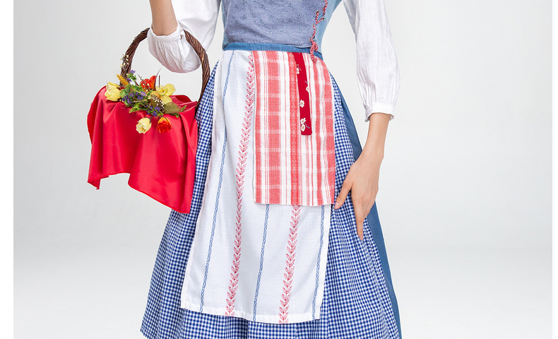 Medieval Farmhouse Maid Dress for Girls and Women detail image 4