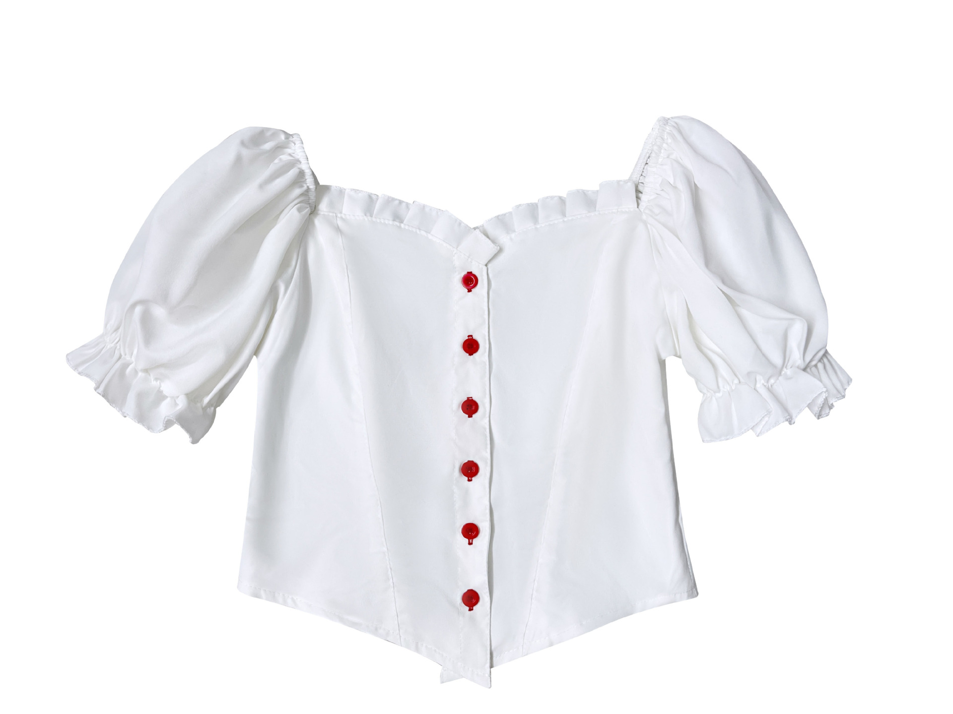 Bloody Doll Gothic Lolita Maid Costume for Women detail image 13