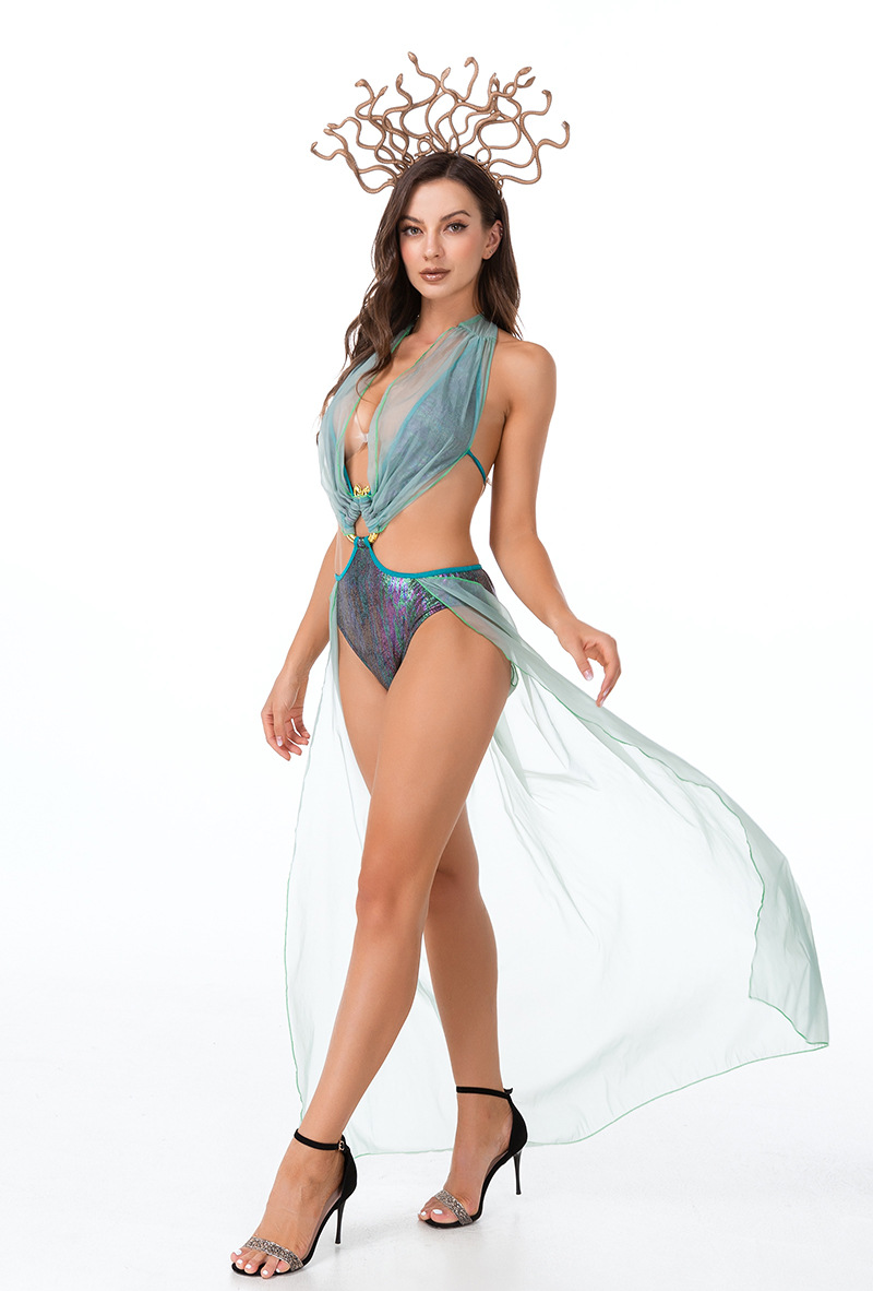 Egyptian Queen Witch Roman Lady Costume for Women detail image 12