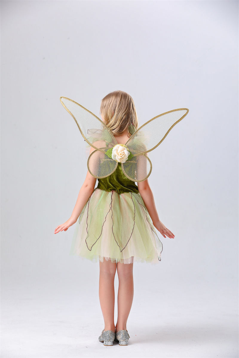 Fairy Princess Elf Tulle Puff Dress for Girls detail image 24
