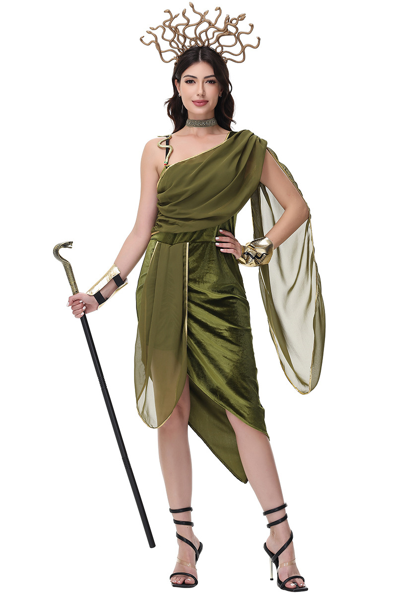 Egyptian Queen Witch Roman Lady Costume for Women detail image 20