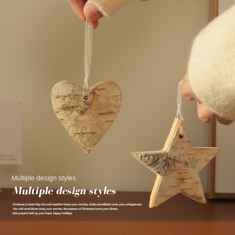 Christmas Tree Ornaments Decoration Set, Snowflake and Star Hanging Decorations for Holiday Scene Setup and Photo Props