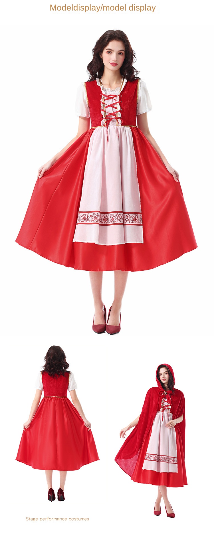 Fairy Tale Princess Cloak for Kids and Adults detail image 1