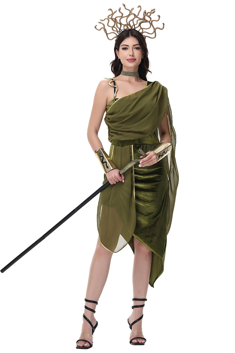 Egyptian Queen Witch Roman Lady Costume for Women detail image 5