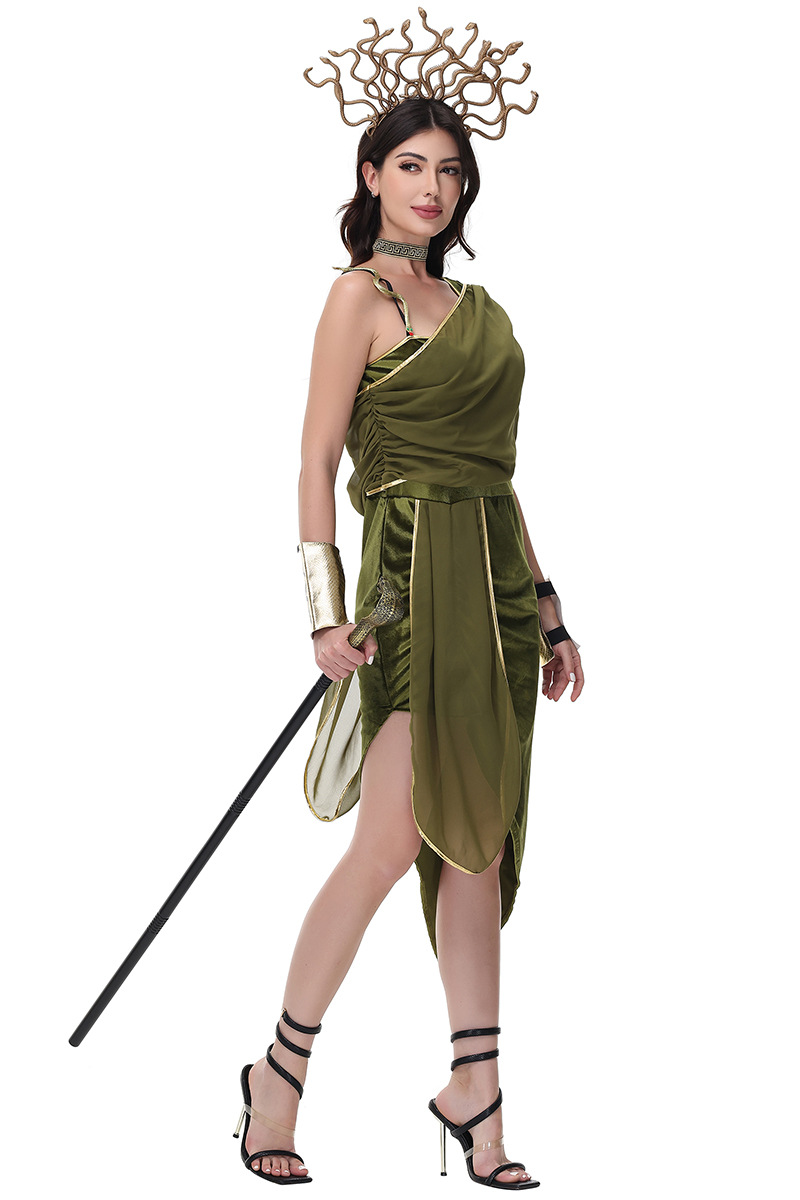 Egyptian Queen Witch Roman Lady Costume for Women detail image 21