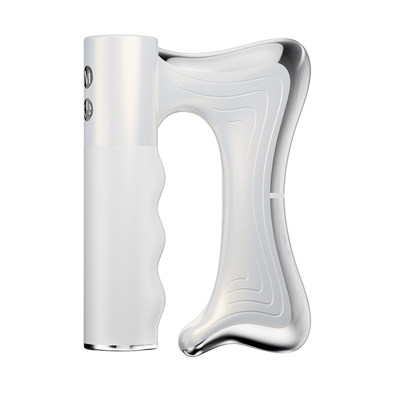 Microcurrent hot compress vibration massager muscle relaxation tool