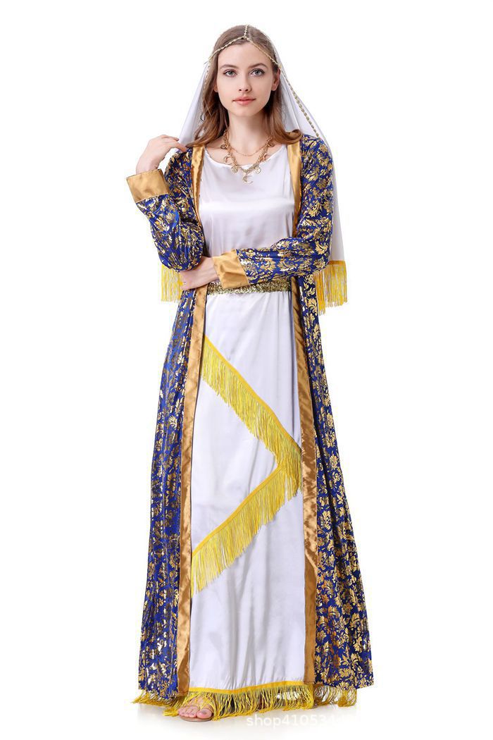 Greek Goddess Arabian Court Queen Costume for Women detail image 1