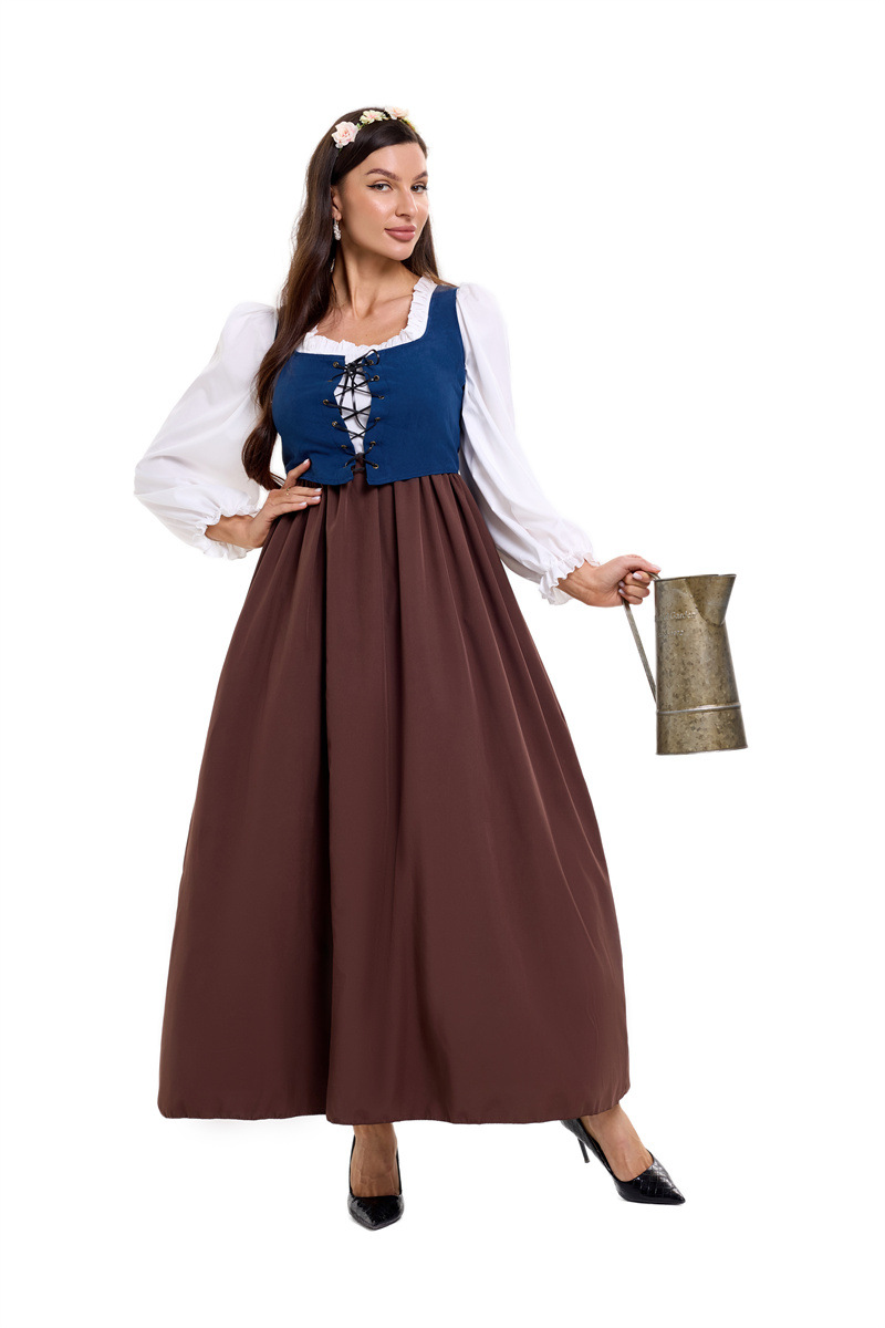 Medieval Renaissance Court Victorian Dress for Women detail image 5