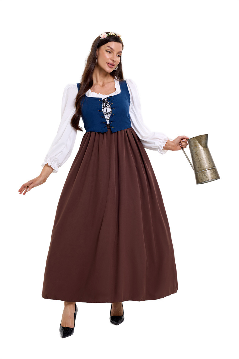 Medieval Renaissance Court Victorian Dress for Women detail image 4